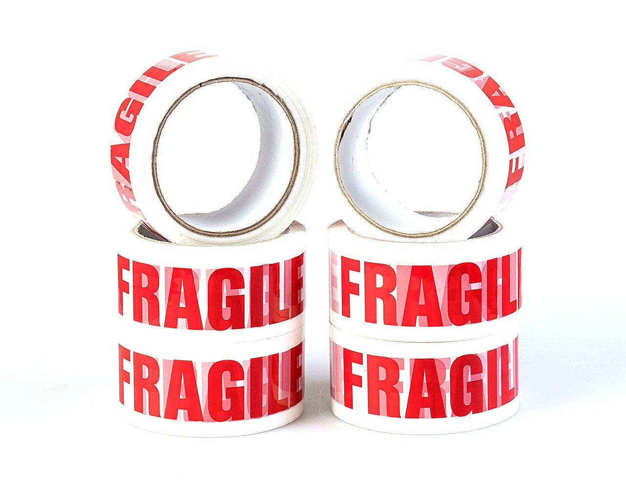 Size 48mm x 66 Meter Strong Fragile tapes Low noise