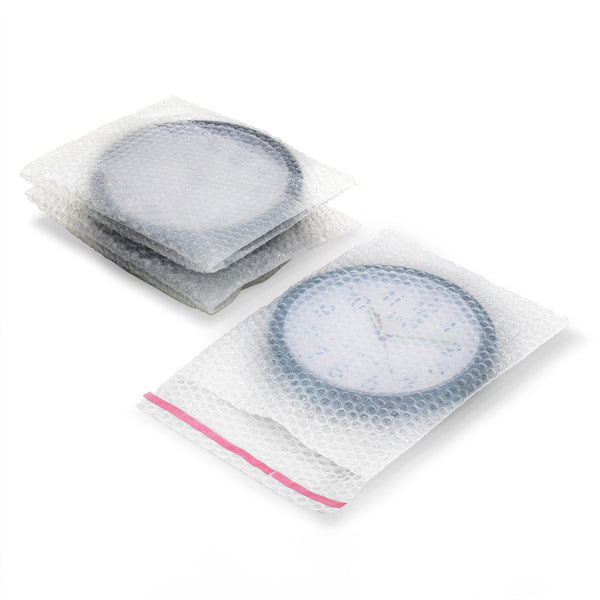 130 MM X 185 MM CLEAR BUBBLE WRAP BAGS TRANSARENT PROTECTIVE POUCHES SELF SEAL SIZE 2 BP2