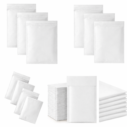 165 X 170 MM WHITE PADDED BUBBLE ENVELOPES BAGS POSTAL WRAP - SIZE FOR CD